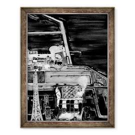 Tablou inramat - Tomoko FURUYA - Accident la centrala nucleara, 2014, 60 x 80 cm - - Roveli