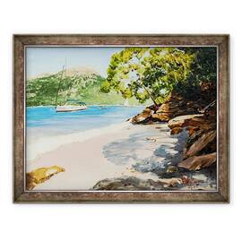 Tablou inramat - Tony Fandino - Plaja Formentor, Mallorca, 60 x 80 cm - - Roveli