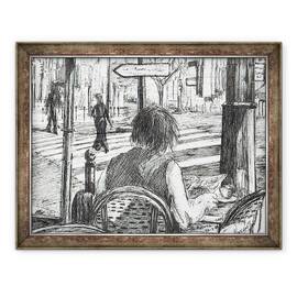 Tablou inramat - Vincent Alexander Booth - La Rotonde - Paris, 2003, 60 x 80 cm - - Roveli