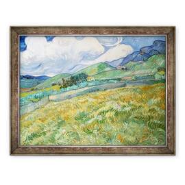 Tablou inramat - Vincent van Gogh - Peisaj din Saint-Remy, 60 x 80 cm - - Roveli