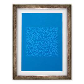 Tablou inramat - Alex Dunn - Lumea Albastra, 60 x 80 cm - - Roveli