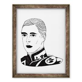 Tablou inramat - Daisy de Villeneuve - Edward al 8-lea, 60 x 80 cm - - Roveli