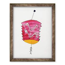 Tablou inramat - Daisy de Villeneuve - Lanterna Chineza, 60 x 80 cm - - Roveli