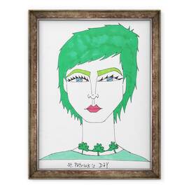 Tablou inramat - Daisy de Villeneuve - Ziua Sf. Patricks, 60 x 80 cm - - Roveli