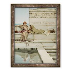 Tablou inramat - Lawrence Alma-Tadema - Xanthe si Phaon, 60 x 80 cm - - Roveli