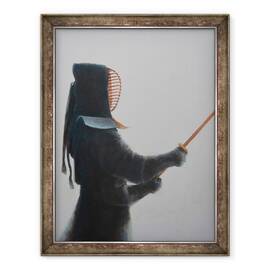 Tablou inramat - Lincoln Seligman - Luptator Kendo I, 60 x 80 cm - - Roveli