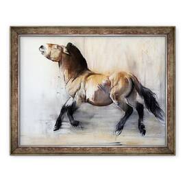 Tablou inramat - Mark Adlington - Cal antic Przewalski iarna, 2014, 60 x 80 cm - - Roveli