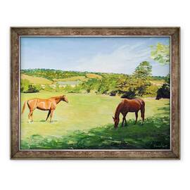 Tablou inramat - Tony Fandino - Cai la pasunat I, 60 x 80 cm - - Roveli