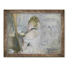 Tablou inramat - Berthe Morisot - Femeie la toaleta ei, 60 x 80 cm - - Roveli