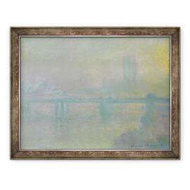Tablou inramat - Claude Monet - Charing Cross Bridge, Londra, 60 x 80 cm - - Roveli