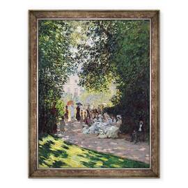 Tablou inramat - Claude Monet - Parc Monceau, 60 x 80 cm - - Roveli