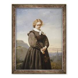 Tablou inramat - Constant Mayer - Melancolia dragostei II, 60 x 80 cm - - Roveli