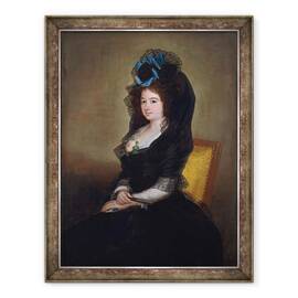 Tablou inramat - Francisco Jose de Goya y Lucientes - Narcisa Barañana de Goicoechea, 60 x 80 cm - - Roveli