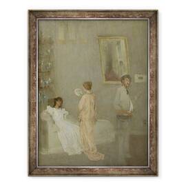 Tablou inramat - James Abbott McNeill Whistler - Artistul din studioul sau, 60 x 80 cm - - Roveli