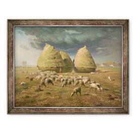 Tablou inramat - Jean-Francois Millet - Capite de fan, toamna, 60 x 80 cm - - Roveli