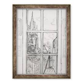 Tablou inramat - Joan Thewsey - Biserica Marlow, 60 x 80 cm - - Roveli
