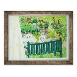 Tablou inramat - Joan Thewsey - Gradina Cynthiei, 2011, 60 x 80 cm - - Roveli