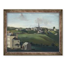 Tablou inramat - John Ritto Penniman - Meetinghouse Hill, Roxbury, Massachusetts, 60 x 80 cm - - Roveli