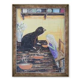 Tablou inramat - Kirstie Adamson - Goldilocks & Little Bear, 60 x 80 cm - - Roveli