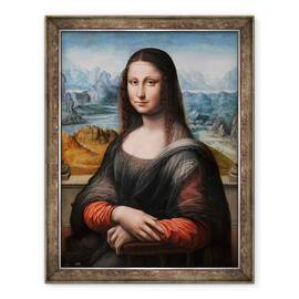 Tablou inramat - Leonardo da Vinci - Mona Lisa, detaliu I, 60 x 80 cm - - Roveli