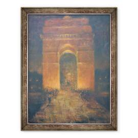 Tablou inramat - Lincoln Seligman - Poarta Indiei, 60 x 80 cm - - Roveli