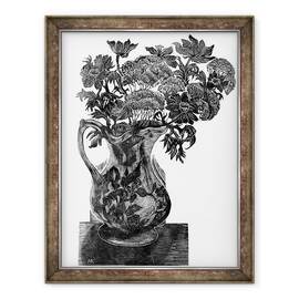 Tablou inramat - Mary Kuper - Anemone, 60 x 80 cm - - Roveli