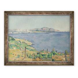Tablou inramat - Paul Cezanne - Golful Marsilia vazut din LEstaque, 60 x 80 cm - - Roveli