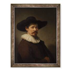 Tablou inramat - Rembrandt Harmensz van Rijn - Herman Doomer, 60 x 80 cm - - Roveli