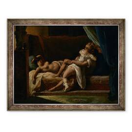Tablou inramat - Theodore Gericault - Trei indragostiti, 60 x 80 cm - - Roveli