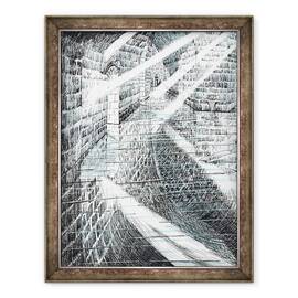Tablou inramat - Vincent Alexander Booth - page25, Castelul din padurea Findhorn, 2006, 60 x 80 cm - - Roveli