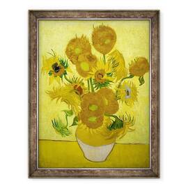 Tablou inramat - Vincent van Gogh - Floarea-soarelui I, 60 x 80 cm - - Roveli