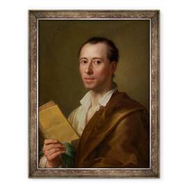 Tablou inramat - Anton Raphael Mengs - Johann Joachim Winckelmann 1717–68, 60 x 80 cm - - Roveli