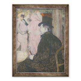 Tablou inramat - Henri de Toulouse-Lautrec - Maxime Dethomas, 60 x 80 cm - - Roveli