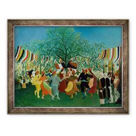 Tablou inramat - Henri J.F. Rousseau - Centenarul Independentei, 60 x 80 cm - - Roveli