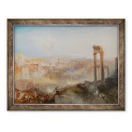 Tablou inramat - Joseph Mallord William Turner - Roma moderna, Campo Vaccino, 60 x 80 cm - - Roveli