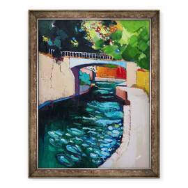 Tablou inramat - Marco Cazzulini - Canal, Sydney Gardens, 60 x 80 cm - - Roveli