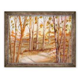 Tablou inramat - Neela Pushparaj - Copaci inalti, 60 x 80 cm - - Roveli
