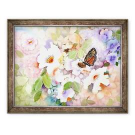 Tablou inramat - Neela Pushparaj - monarh in gradina mea, 60 x 80 cm - - Roveli