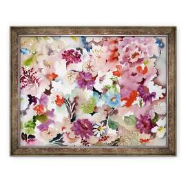 Tablou inramat - Neela Pushparaj - Summer Garden, 60 x 80 cm - - Roveli