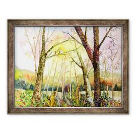 Tablou inramat - Neela Pushparaj - Toamna e aproape aici, 60 x 80 cm - - Roveli