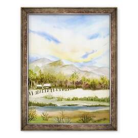 Tablou inramat - Neela Pushparaj - Ziua insorita, 60 x 80 cm - - Roveli