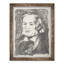 Tablou inramat - Pierre Auguste Renoir - Portretul lui Richard Wagner, 60 x 80 cm - - Roveli