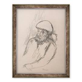 Tablou inramat - Pierre Bonnard - Portretul lui Renoir, 60 x 80 cm - - Roveli