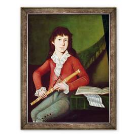 Tablou inramat - The Beardsley Limner - Clarendon Dix, 60 x 80 cm - - Roveli