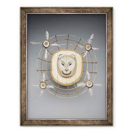 Tablou inramat - Yupik culture - Masca reprezentand un spirit de urs, 60 x 80 cm - - Roveli