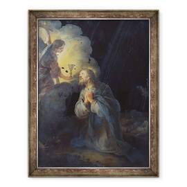Tablou inramat - Bartolome Esteban Murillo - Hristos in Gradina Maslinilor, 60 x 80 cm - - Roveli