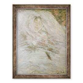 Tablou inramat - Claude Monet - Camille Monet 1847-79 pe patul de moarte, 60 x 80 cm - - Roveli