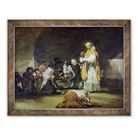 Tablou inramat - Francisco Jose de Goya y Lucientes - Comuniunea, 60 x 80 cm - - Roveli