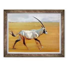 Tablou inramat - Mark Adlington - Oryx galop, 60 x 80 cm - - Roveli