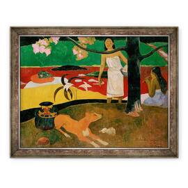 Tablou inramat - Paul Gauguin - Pastoralele Tahitiene, 60 x 80 cm - - Roveli
